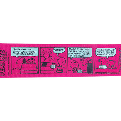 スヌーピー スーツケースベルト (ワンタッチ/コミックピンク)