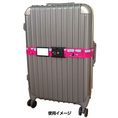 スヌーピー スーツケースベルト (TSA/コミックピンク)