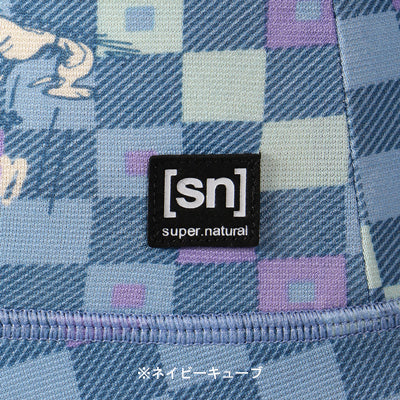 Snoopy Super Tights Checkered Printed タイツ(ピンクキューブ)