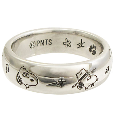 スヌーピー ブラザーフェイスシルバーリング