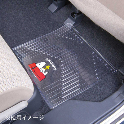 スヌーピー クリアアローマット 後席用 (クリア)