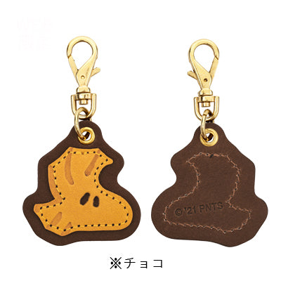 スヌーピー 栃木レザーチャーム ウッドストック(小さな革工房)