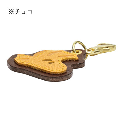 スヌーピー 栃木レザーチャーム ウッドストック(小さな革工房)
