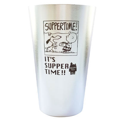 スヌーピー アルミタンブラー M (IT'S SUPPER TIME!/シルバー)