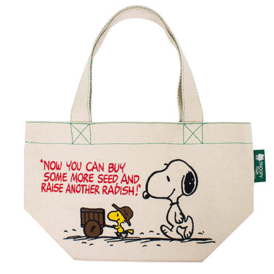 スヌーピー 刺繍ミニトート (FARMER)