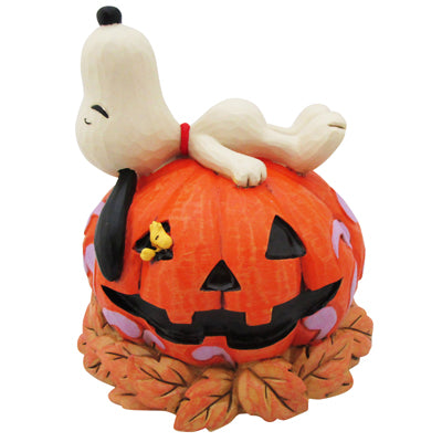 PEANUTS JIM SHORE フィギュア Fall Vibes