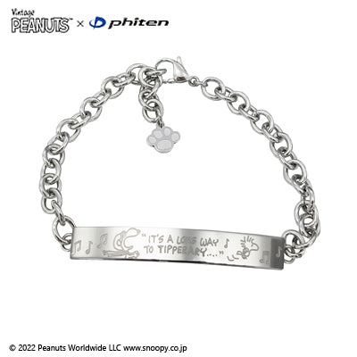 PEANUTS×phiten フライング・エース&ウッドストック プレートブレスレット