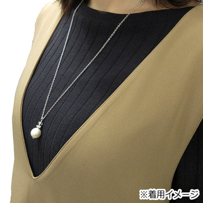 スヌーピー ロングペンダント (立体スヌーピー&淡水パール)