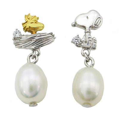 スヌーピー&ウッドストック バードネストピアス