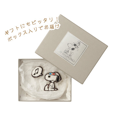 【おかいものSNOOPY限定】tamaoworld 刺繍ブローチ