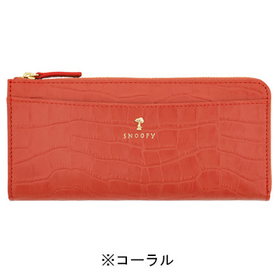 スヌーピー マチ付きLF束入れ財布(クロコシリーズ)