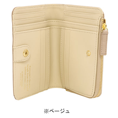 スヌーピー スリム二つ折り財布(クロコシリーズ)