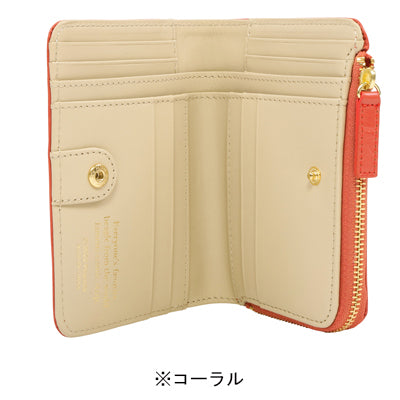 スヌーピー スリム二つ折り財布(クロコシリーズ)