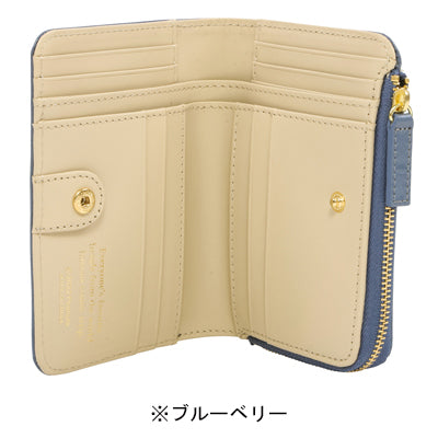 スヌーピー スリム二つ折り財布(クロコシリーズ)