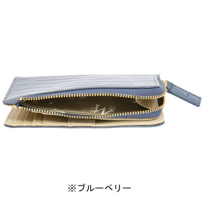 スヌーピー スリム二つ折り財布(クロコシリーズ)