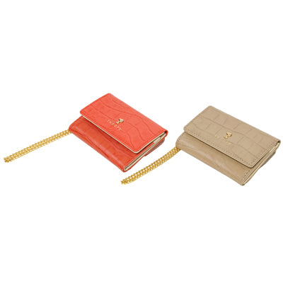 スヌーピー 三つ折り束入れ財布(クロコシリーズ)