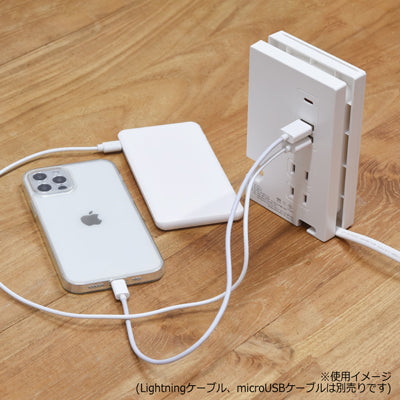 スヌーピー Type-C・USBポート付き フォトフレーム ACタップ