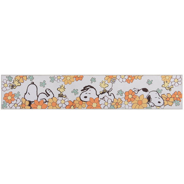 スヌーピー ロングマット 45×240cm (花いっぱい)