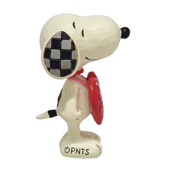PEANUTS JIM SHORE ミニフィギュア Snoopy Heart Sign