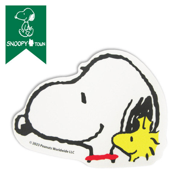 スヌーピー マウスパッド (スヌーピー&ウッドストック/横顔)