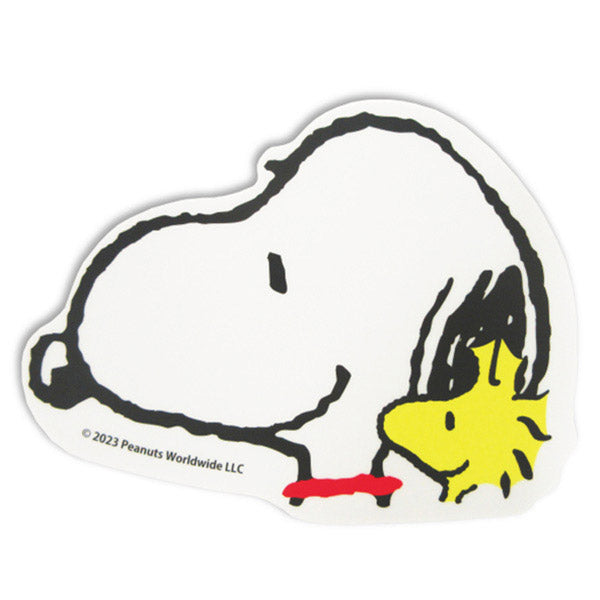 スヌーピー マウスパッド (スヌーピー&ウッドストック/横顔)