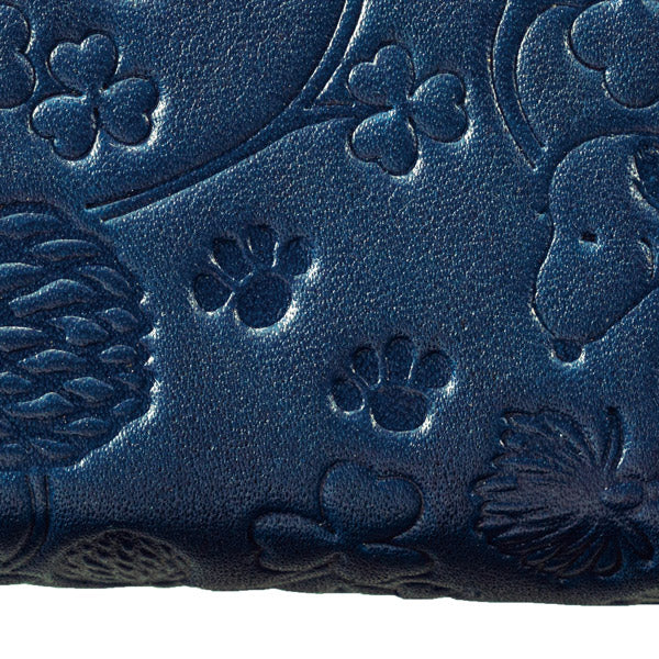 スヌーピー しあわせのジャパンブルー 阿波藍 高級牛革製長財布