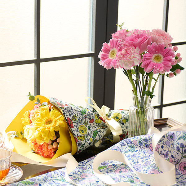 【おかいものSNOOPY限定】ギフトブーケ/OKAIMONO SNOOPY flower series【送料込】