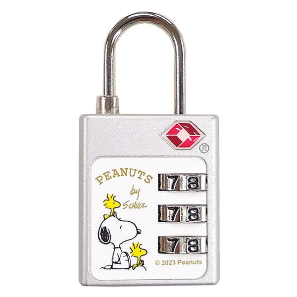 スヌーピー TSA 3ダイヤルロック (スヌーピー&ウッドストック)