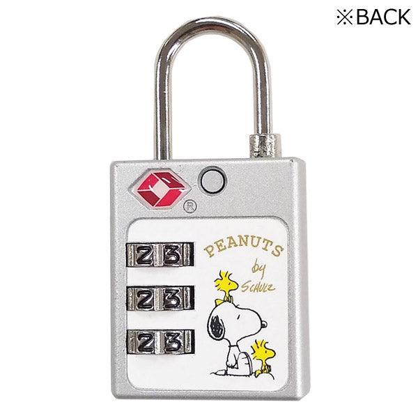 スヌーピー TSA 3ダイヤルロック (スヌーピー&ウッドストック)