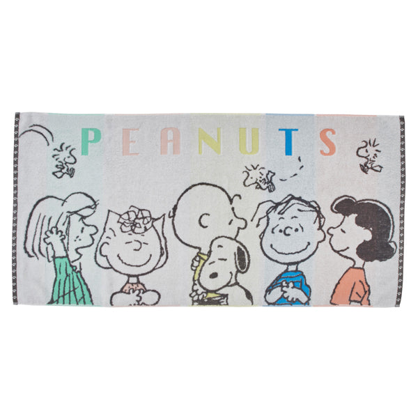 スヌーピー 今治ジャカード バスタオル (カラーフレンズ)