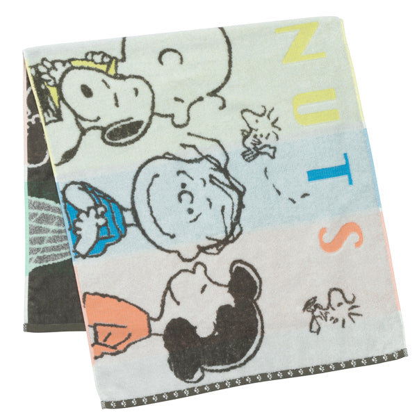 スヌーピー 今治ジャカード バスタオル (カラーフレンズ)