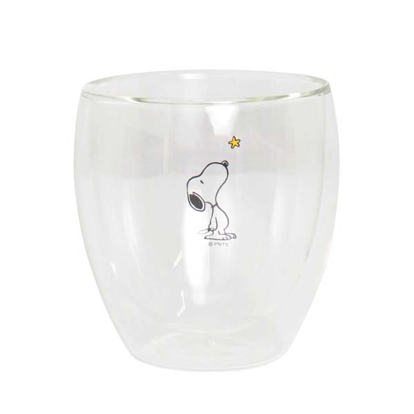 Peanuts LIFE&TIMESオリジナル 「BODUM」 コラボレーション ダブルウォールグラスセット