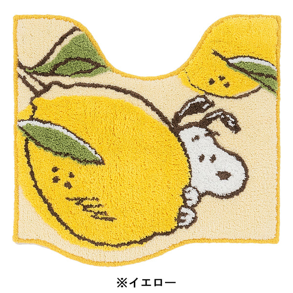 スヌーピー トイレマット 約58×60cm (フレッシュフルーツ)