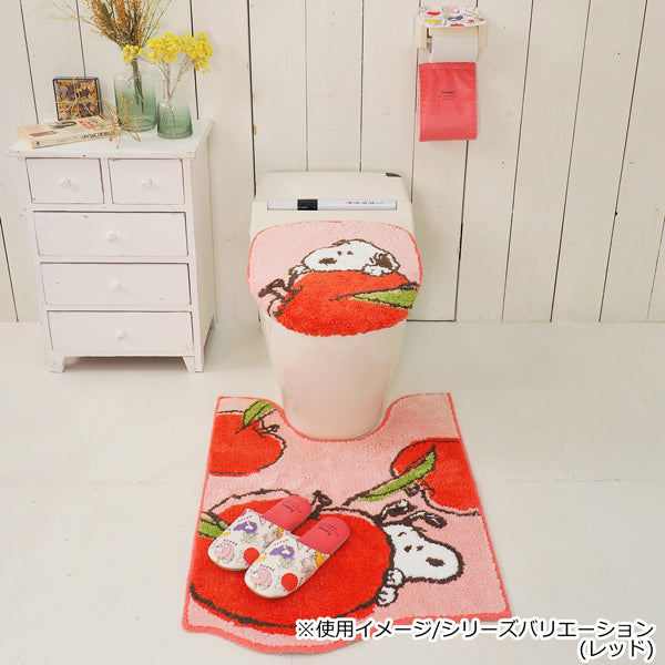 スヌーピー ロングトイレマット 約80×60cm (フレッシュフルーツ)