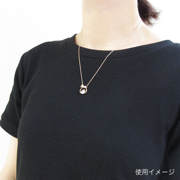 スヌーピー ビッグストーン&クラウンペンダント (75周年記念/ピンクゴールド)