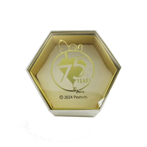 スヌーピー ビッグストーン&クラウンペンダント (75周年記念/ホワイト)