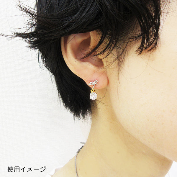 スヌーピー ビッグストーン&クラウンピアス (75周年記念/ホワイト)