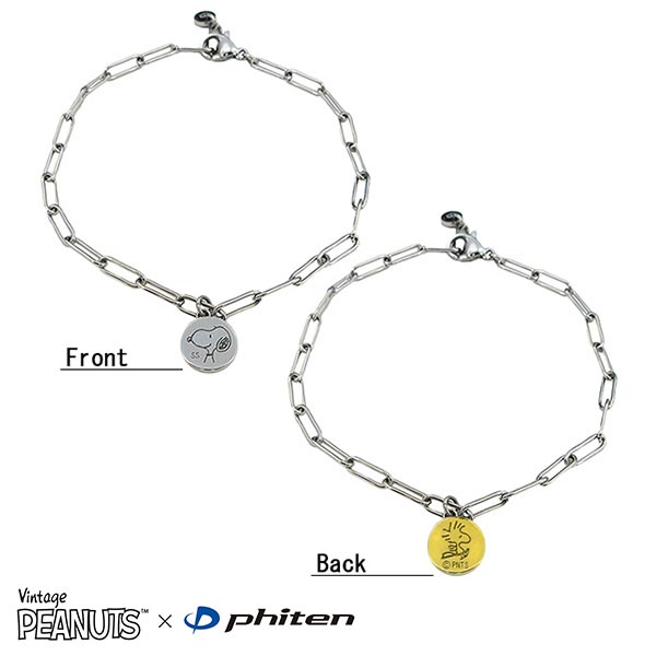 PEANUTS×phiten リバーシブルブレスレット (スヌーピー&ウッドストック)