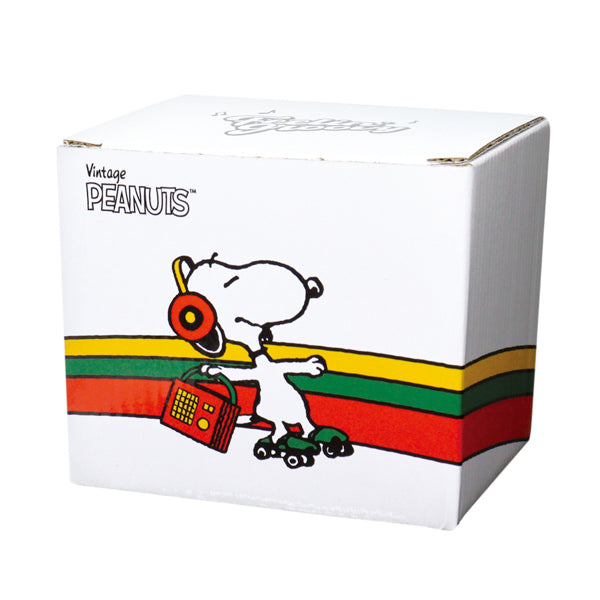 スヌーピー 耐熱ガラスマグ (RAINBOW)