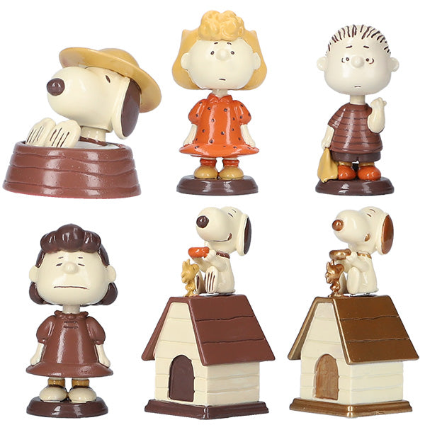 Shaky!PEANUTS バブルヘッドドール ‐ナチュラルカラーエディション‐ Part3 SET