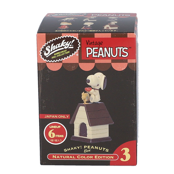 Shaky!PEANUTS バブルヘッドドール ‐ナチュラルカラーエディション‐ Part3 SET