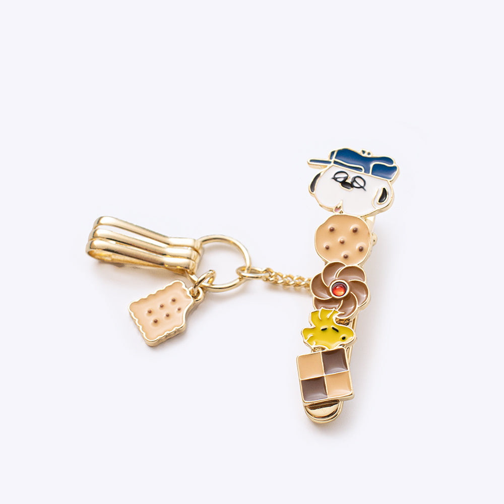 バッグキークリップmini・PEANUTS (オラフ&クッキー)