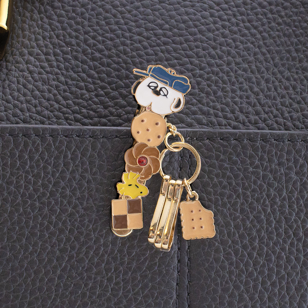 バッグキークリップmini・PEANUTS (オラフ&クッキー)