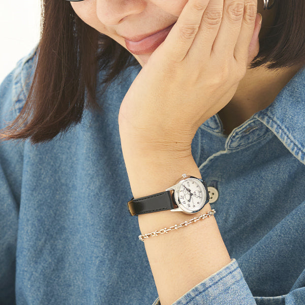 【おかいものSNOOPY限定】CITIZEN エコ・ドライブウォッチ/SILVER