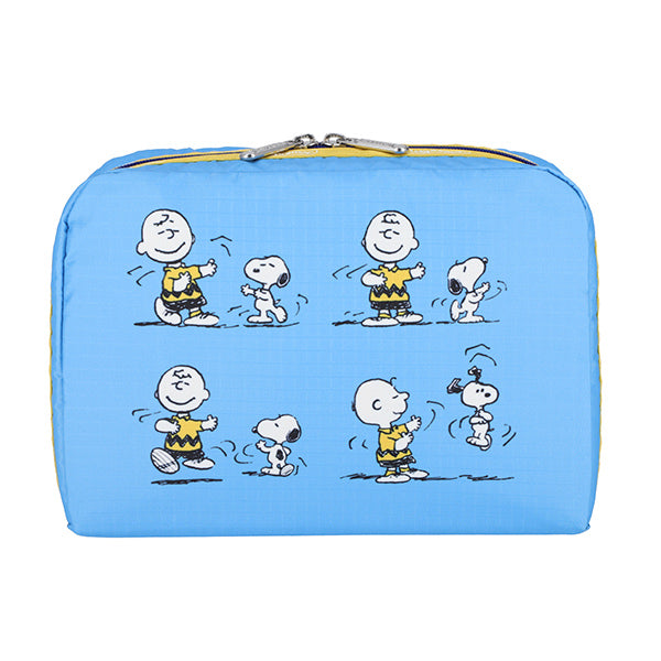 PEANUTS×LeSportsac EXTRA LARGE RECTANGULAR COSMETIC (ピーナッツ&ヴァイブス)