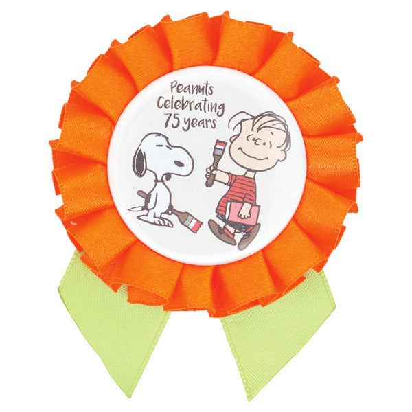 スヌーピー シークレットロゼット缶バッジ (HAPPINESS is 75 years of Peanuts)