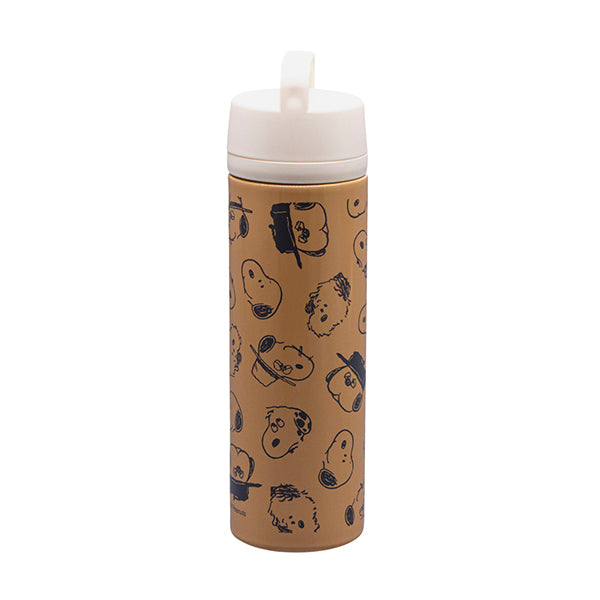 スヌーピー 持ち手付きステンレスボトル 500ml (スヌーピー&ブラザーズ)