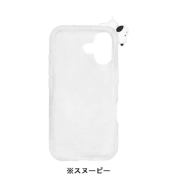 スヌーピー フレーム IIIIfit Clear iPhone16 対応 ケース