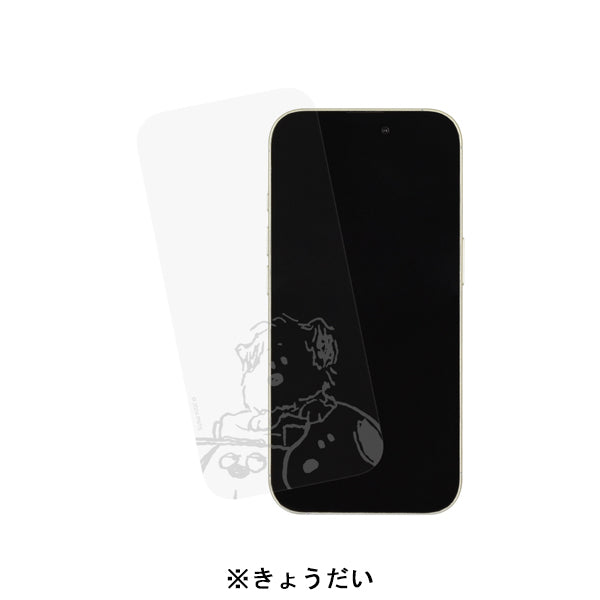 スヌーピー iPhone 16/15/15 Pro/14/14 Pro/13/13 Pro 対応 ガラススクリーンプロテクター