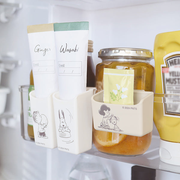 スヌーピー 冷蔵庫収納 小物収納セット